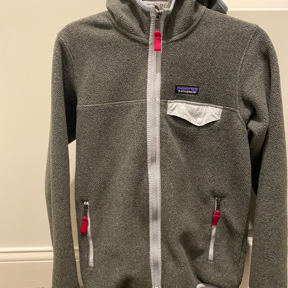 Patagonia Synchilla Full Zip With Hood - Grey